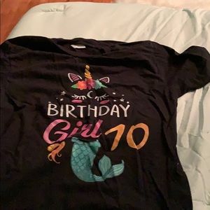 Happy birthday girl 10 t-shirt